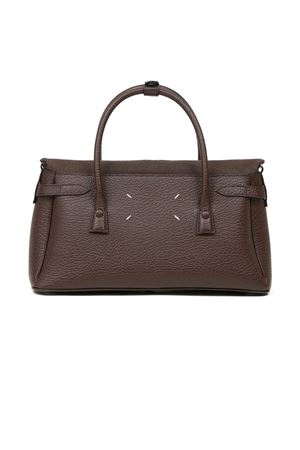 5AC East West brown goatskin leather bag MAISON MARGIELA | SB2WD0076P4348T2186
